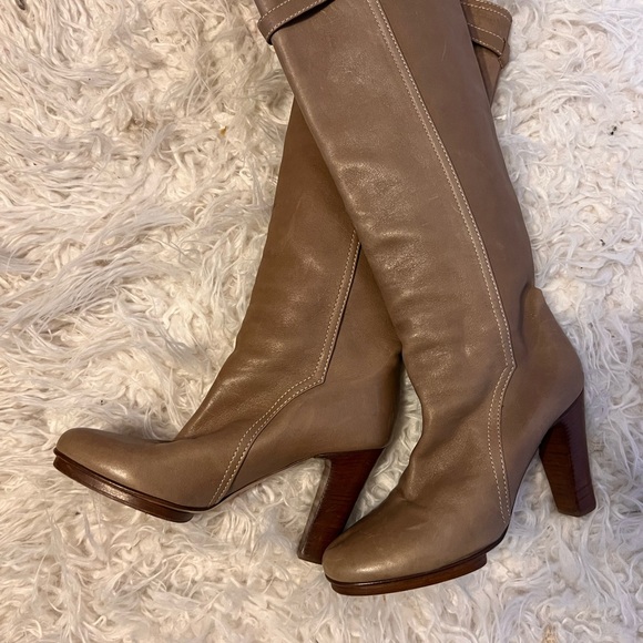 Chloe made in Italy tall leather boots size 7 - Picture 2 of 13